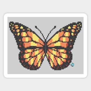 Butterfly Cross Stitch Magnet